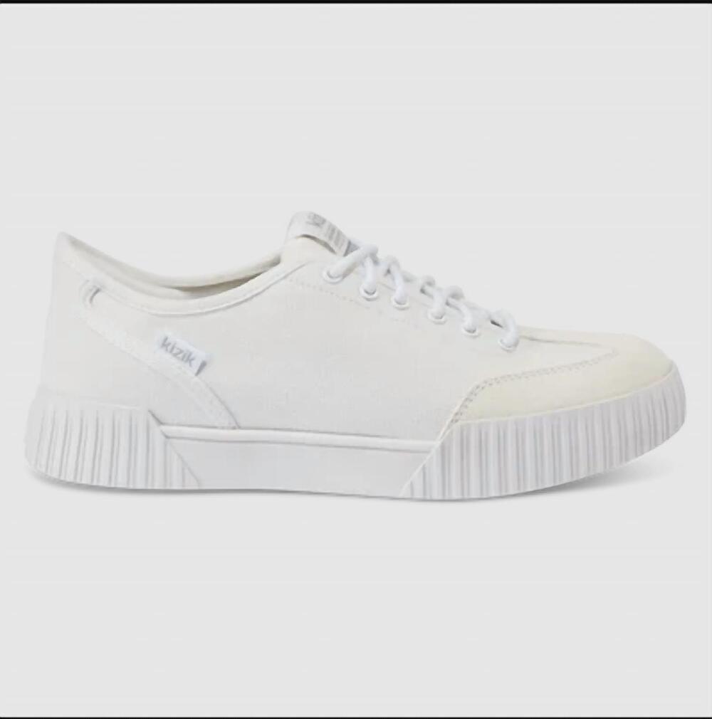 NEW KIZIK women's brooklyn sneaker in white